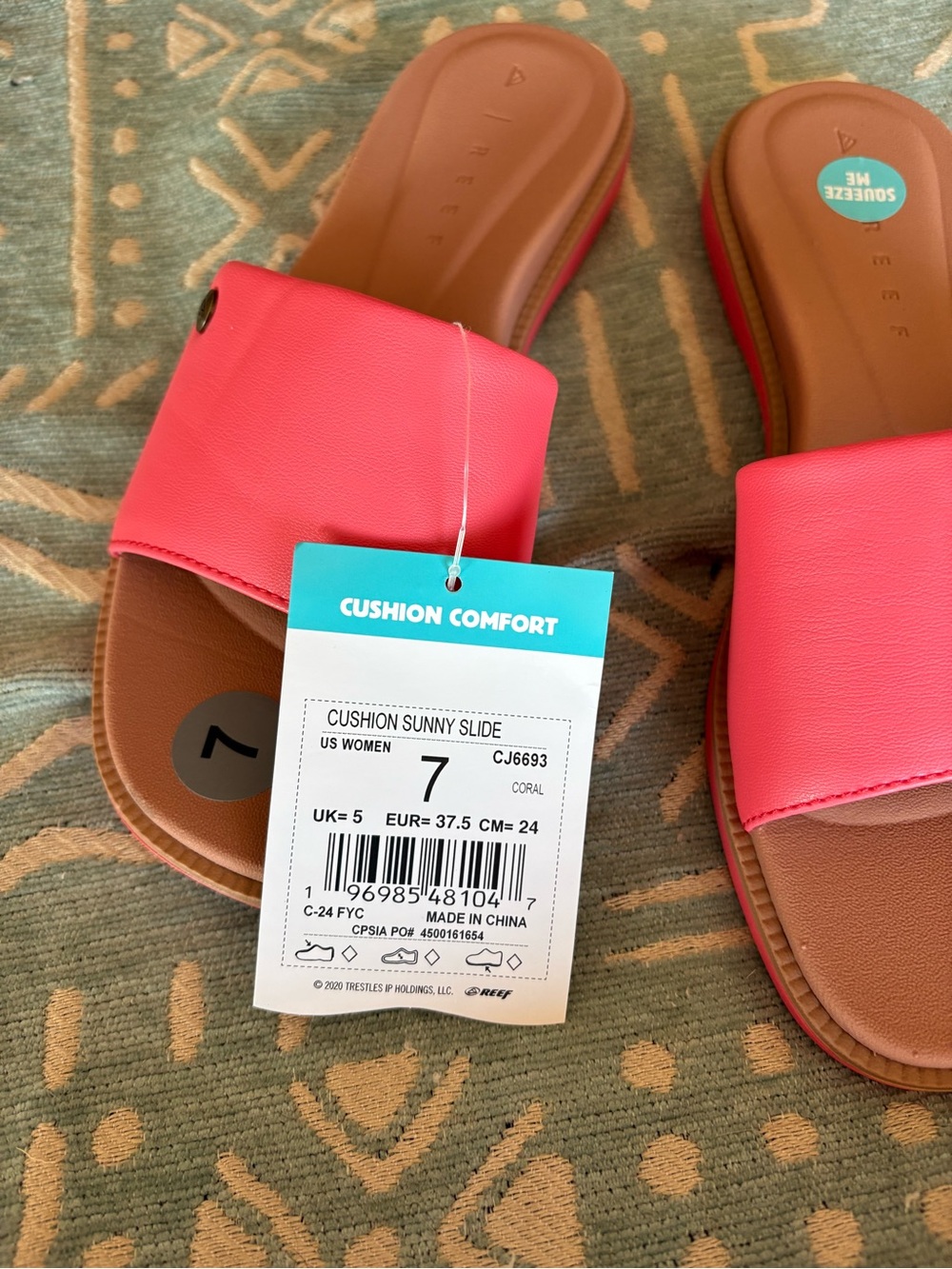 NWT Reef Sunny Slide Sandals - Picture 7 of 8